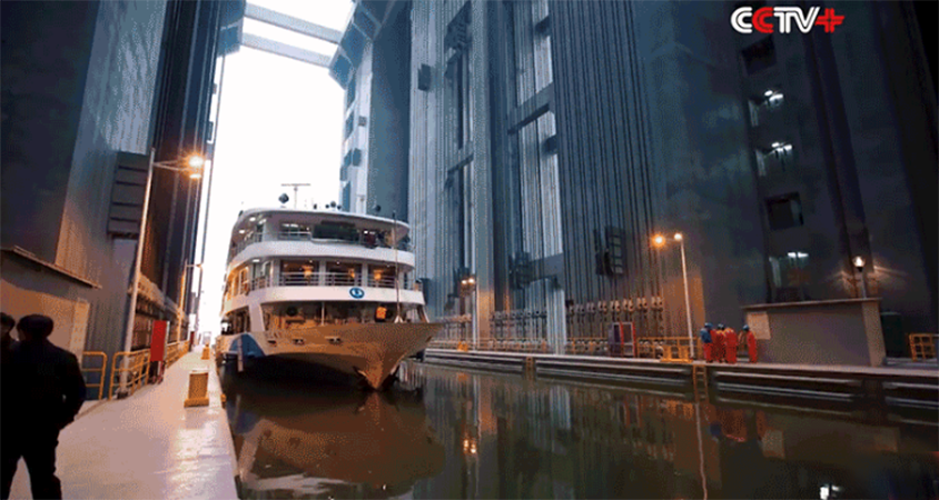 The Biggest Elevator In The World Lifts Giant Ships