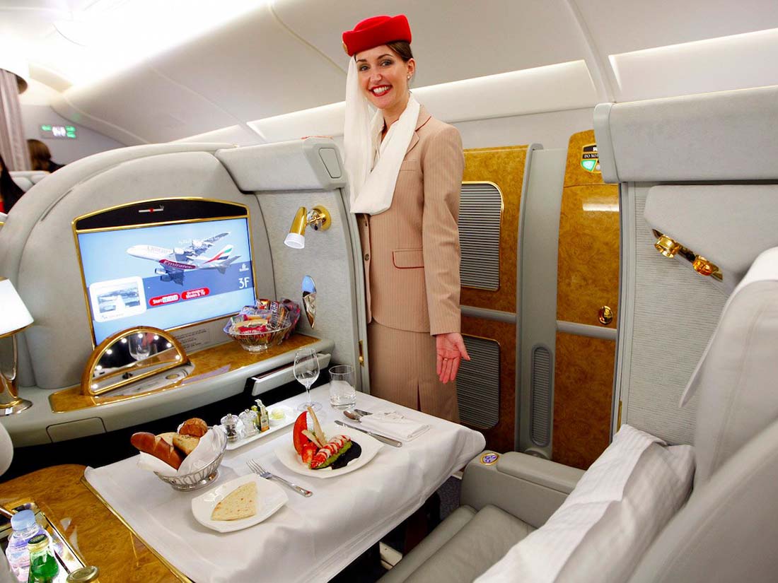  Here's what it's like to fly first class on Emirates
