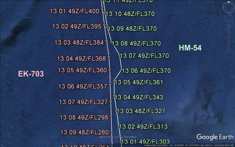 Pilot praised after avoiding mid-air collision with world's biggest passenger jet